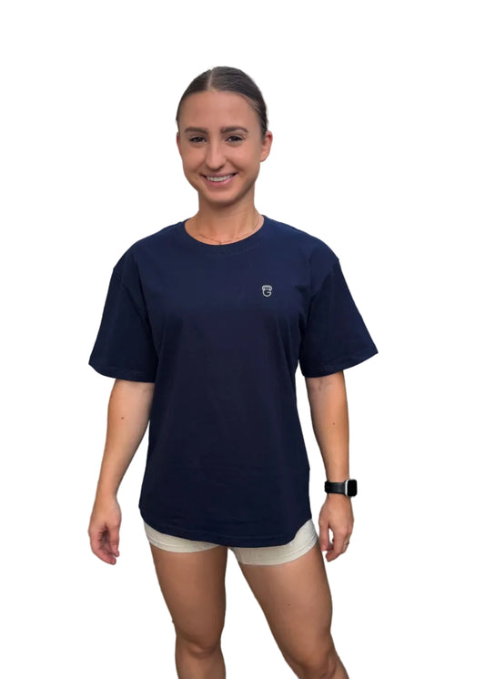 GlowUp Club T-shirt - Holiday Navy