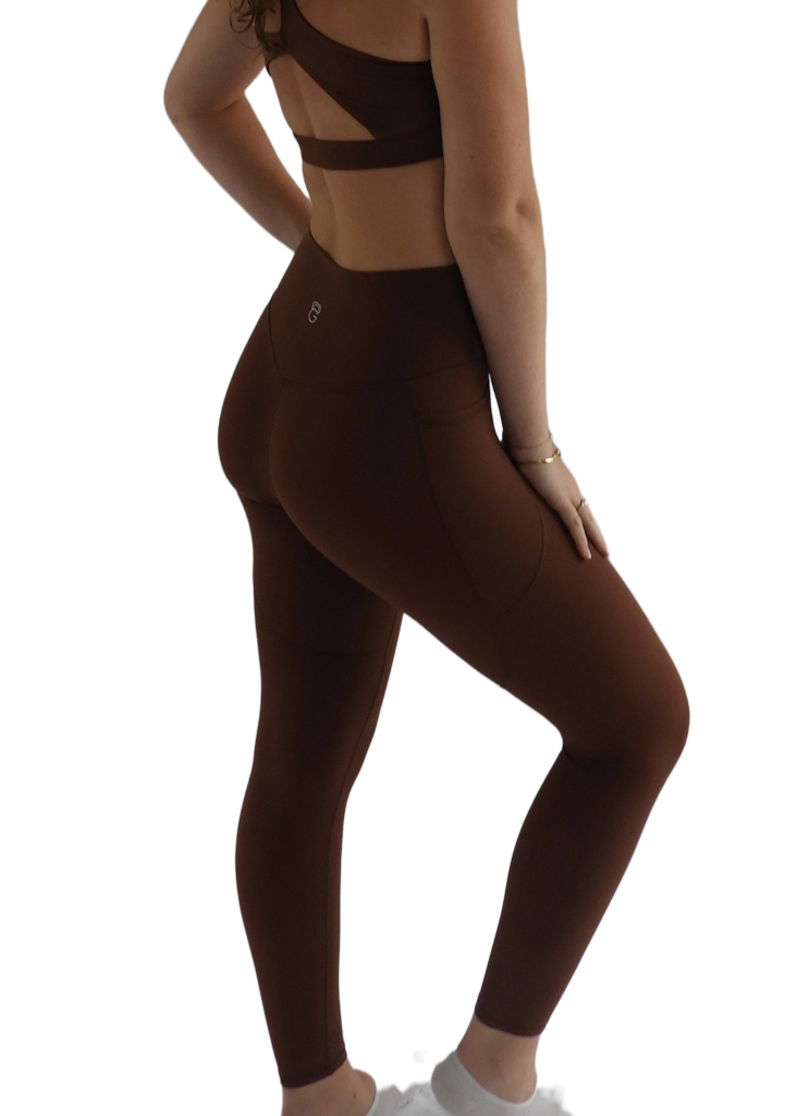HybridUp legging - Kastanjebruin