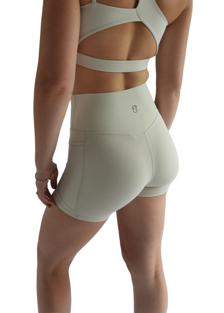 Pantalones cortos HybridUp - Blanco crema