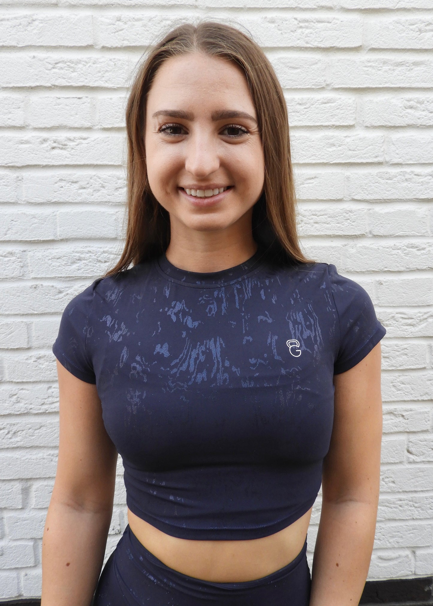 Glow Essence crop top - Blue