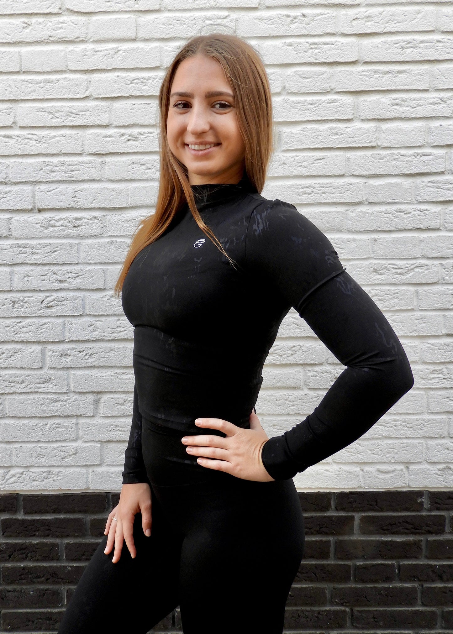 Glow Essence long-sleeve shirt - Black