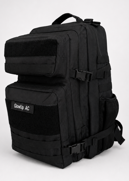 GlowUp Backpack zwart 45L