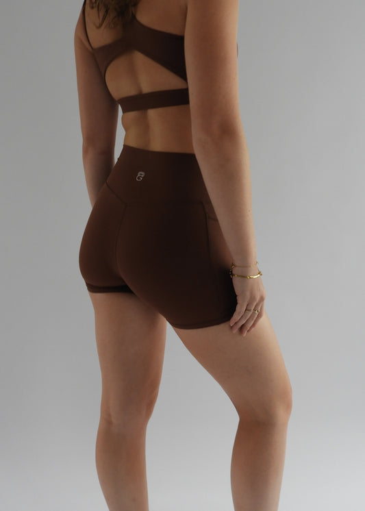 HybridUp short - Kastanjebruin