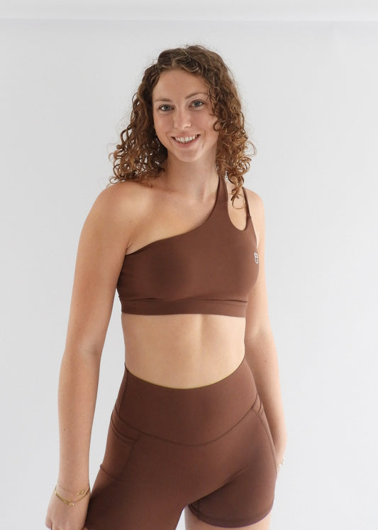HybridUp bra - Kastanjebruin