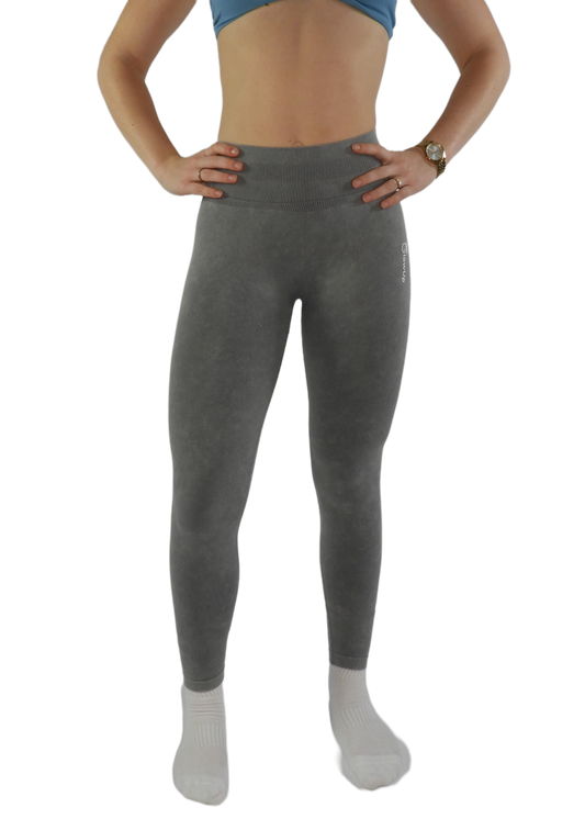 Mix & Glow Leggings – Nebelgrau