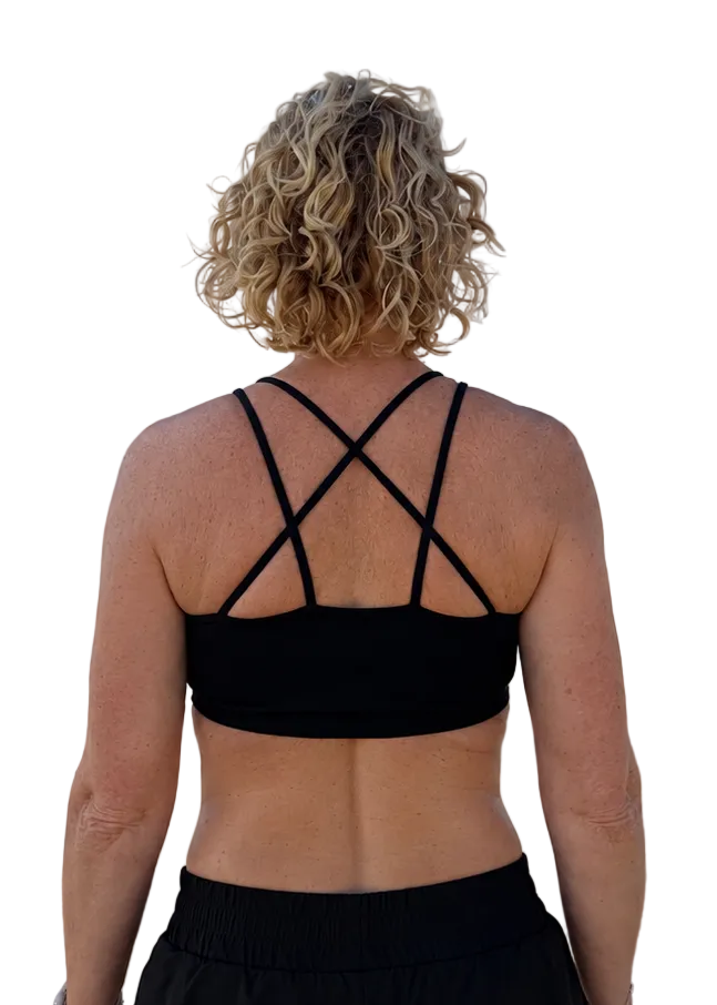 RunLine bra - Midnight Black