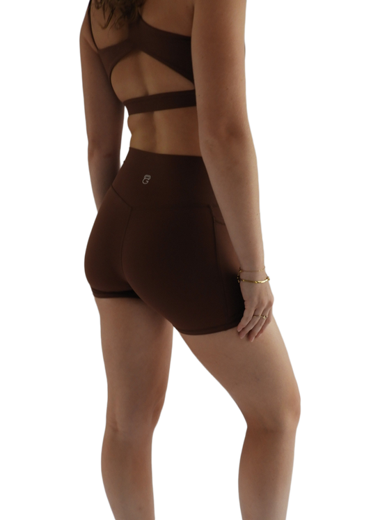 HybridUp short - Kastanjebruin