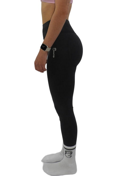 Mix & Glow legging - Schaduwzwart