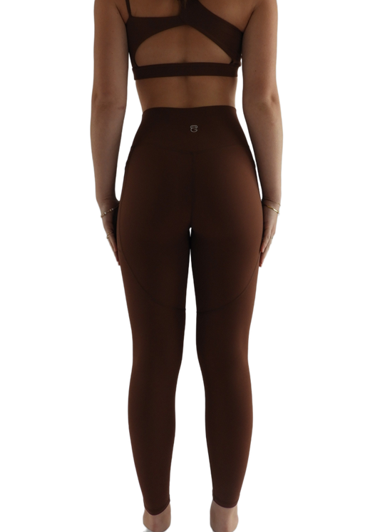HybridUp legging - Kastanjebruin