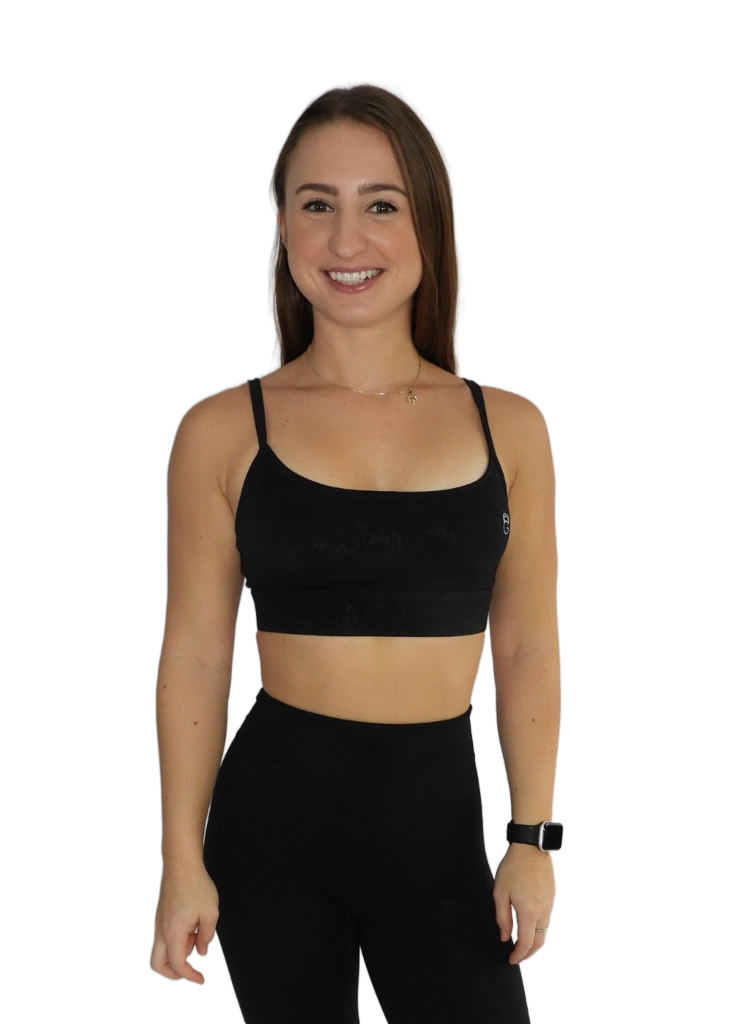 Glow Essence sports bra - Black