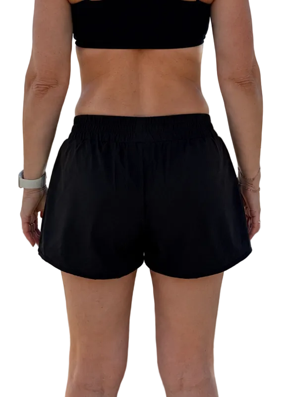 RunLine Shorts - Schwarz