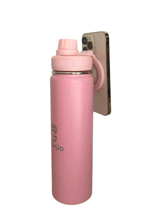 Magnetische Thermo Waterfles Roze