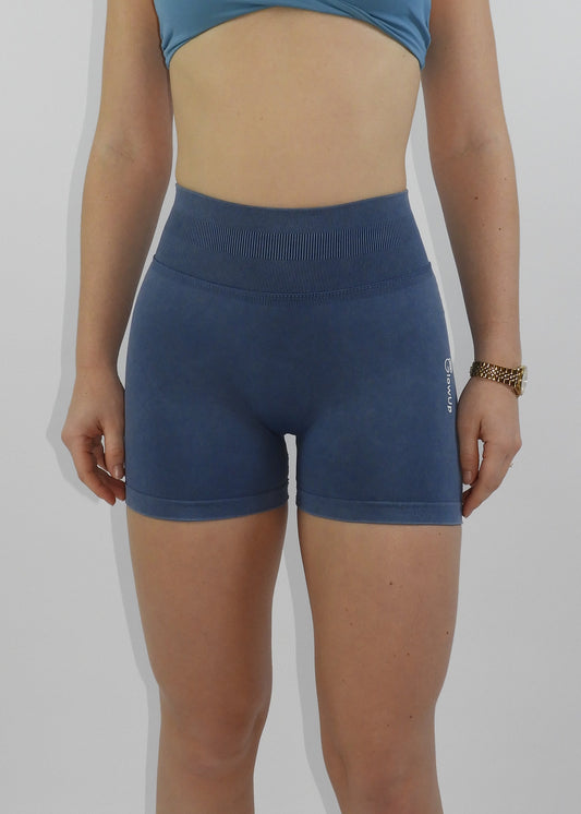 Mix & Glow shorts - Denimblauw
