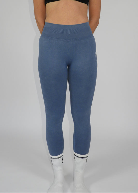 Mix & Glow legging - Denimblauw