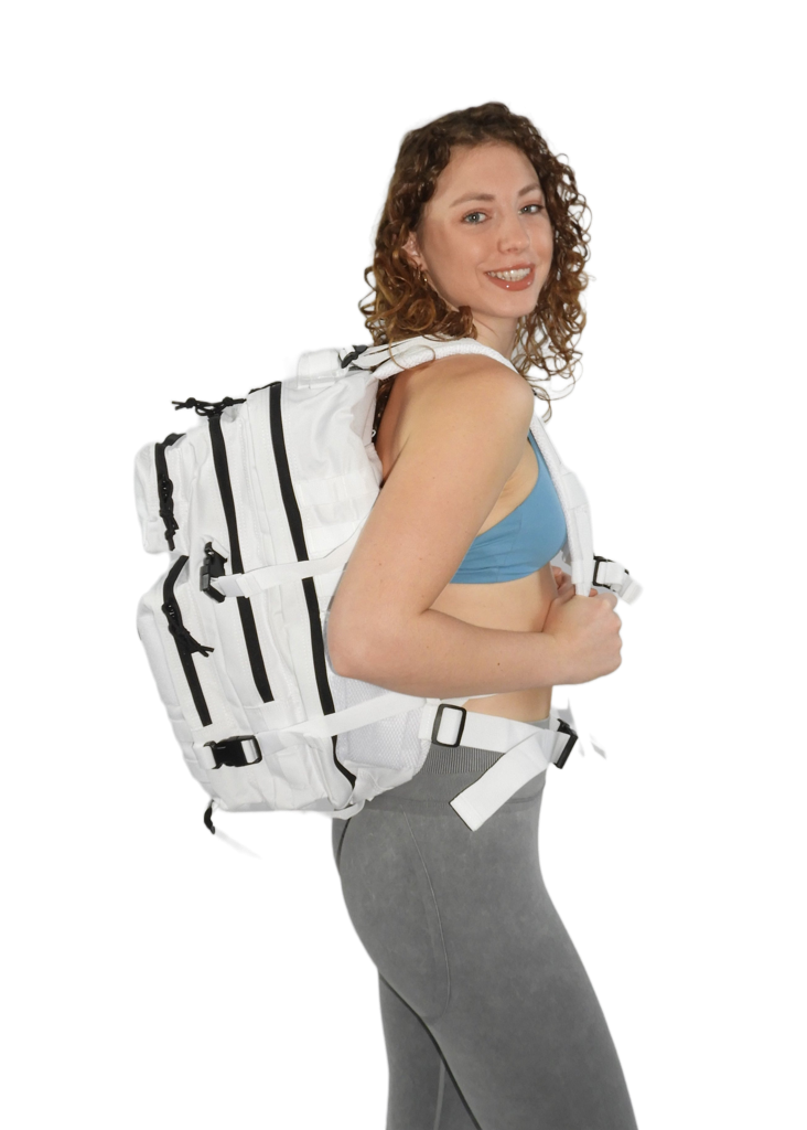 Mochila GlowUp Blanca 45L