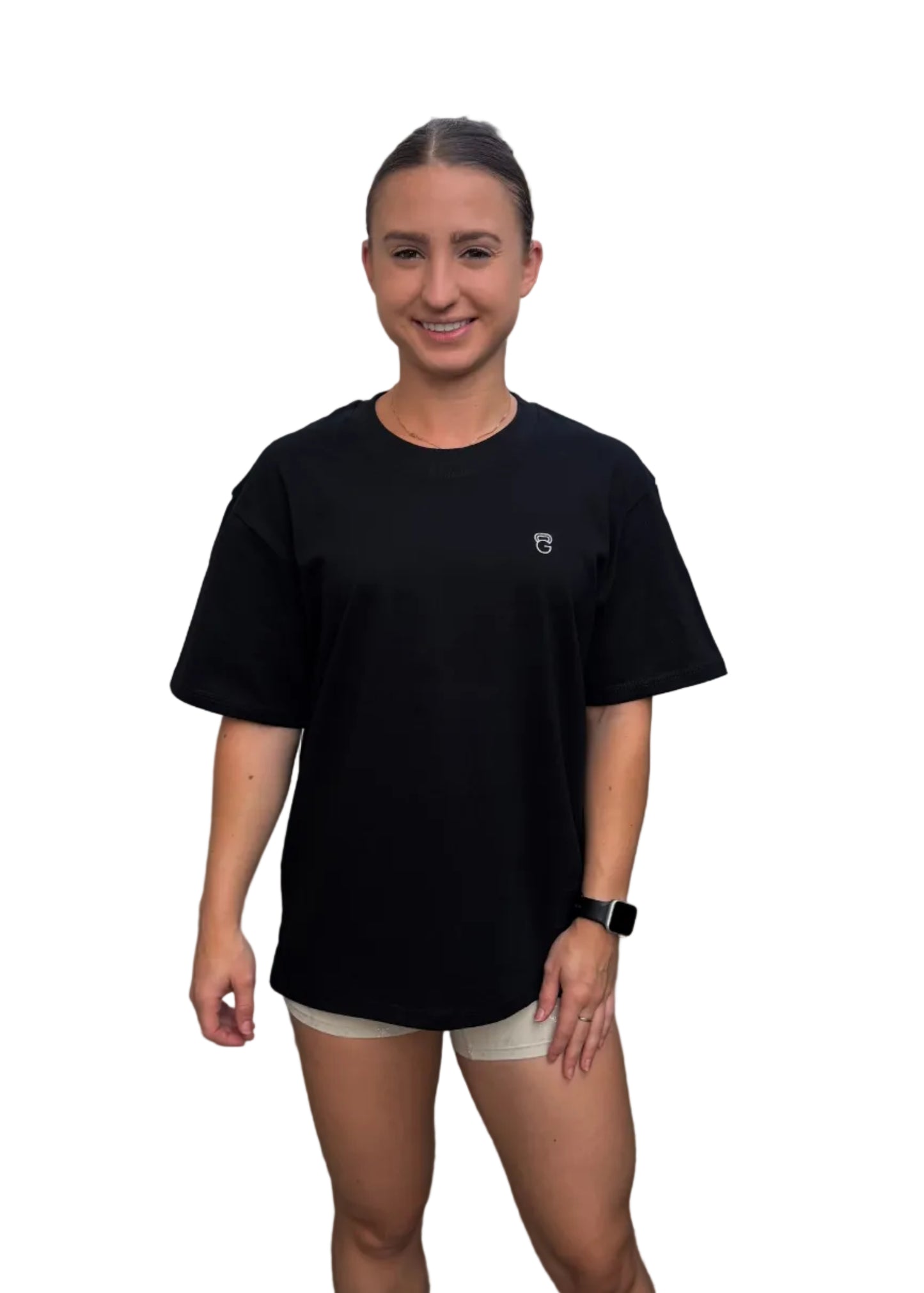 GlowUp Club T-shirt - Midnight Black