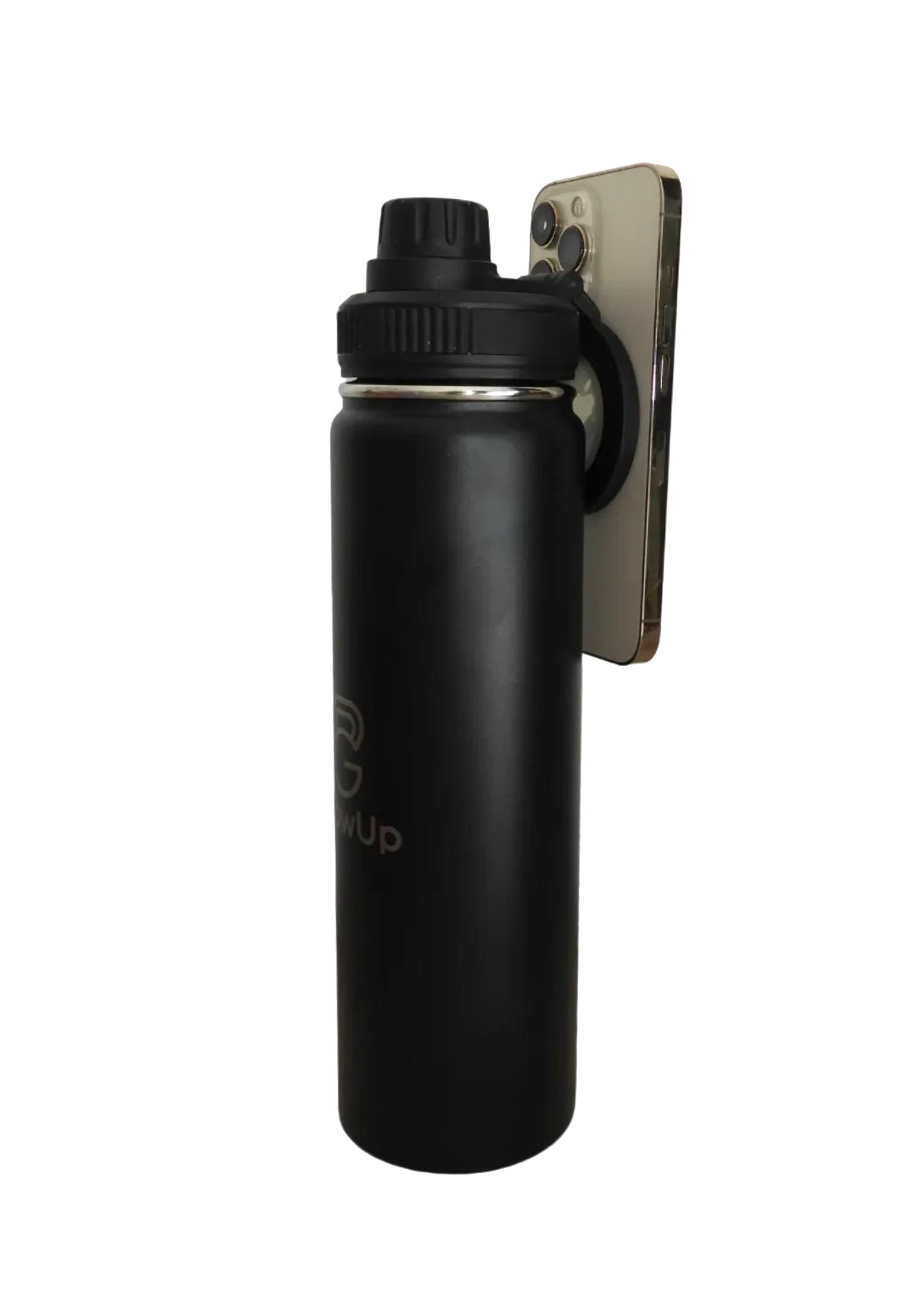 Magnetische Thermo Waterfles Zwart