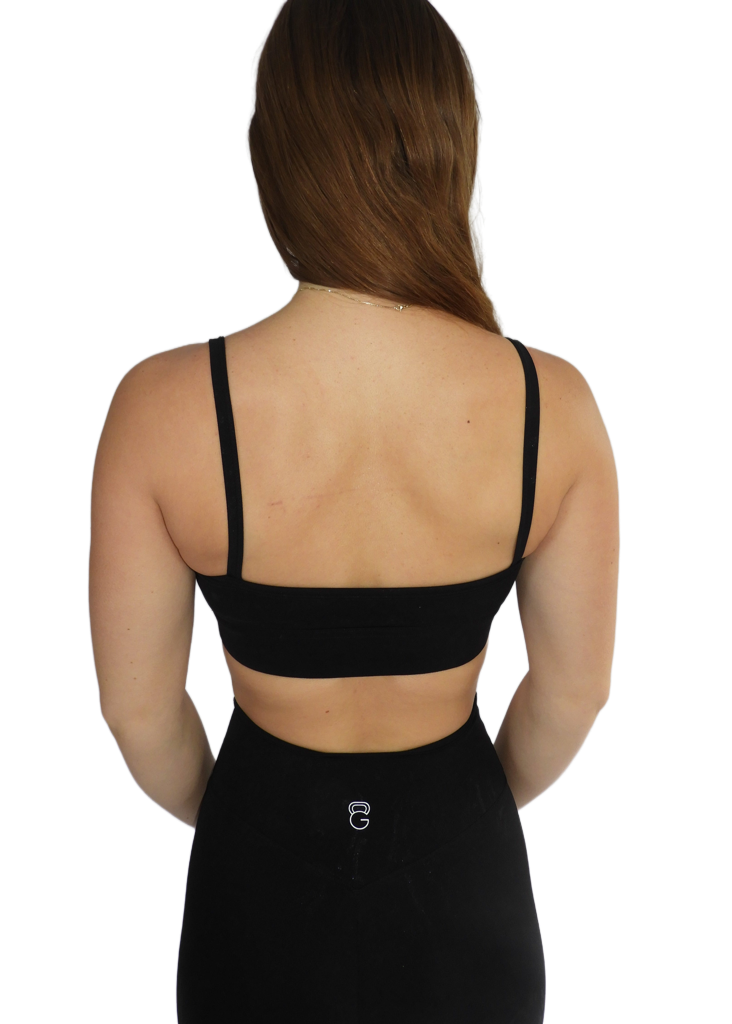 Glow Essence sports bra - Black