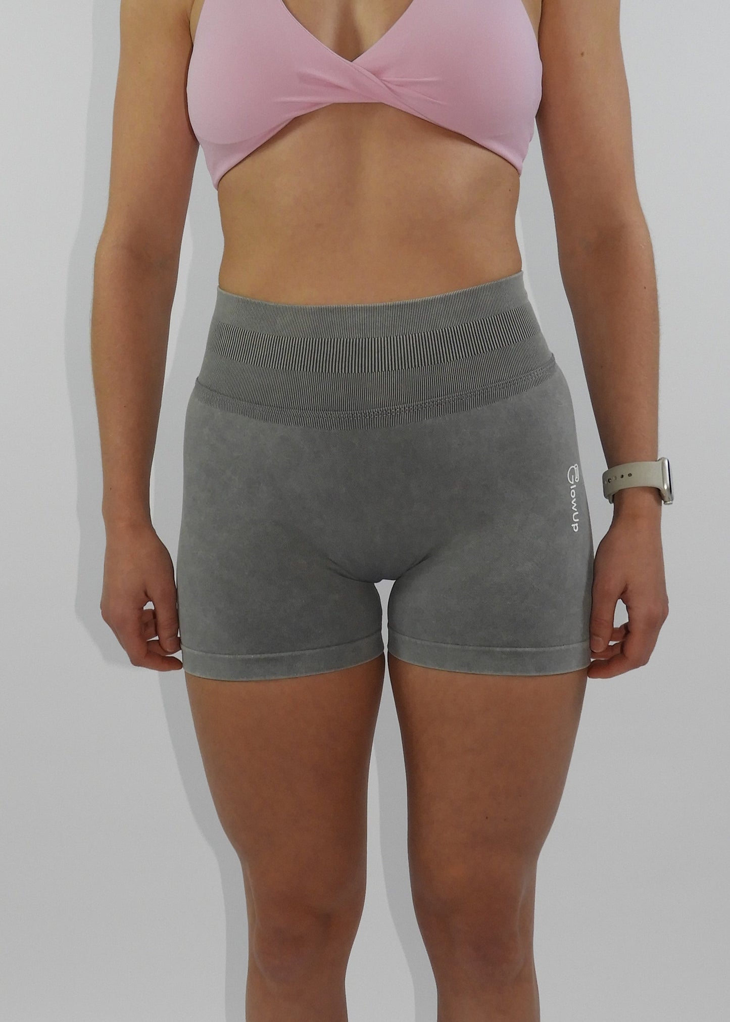 Mix & Glow shorts - Mistgrijs