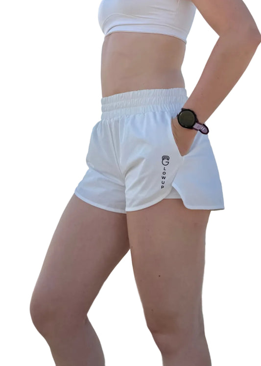 RunLine Shorts - Schwanenweiß