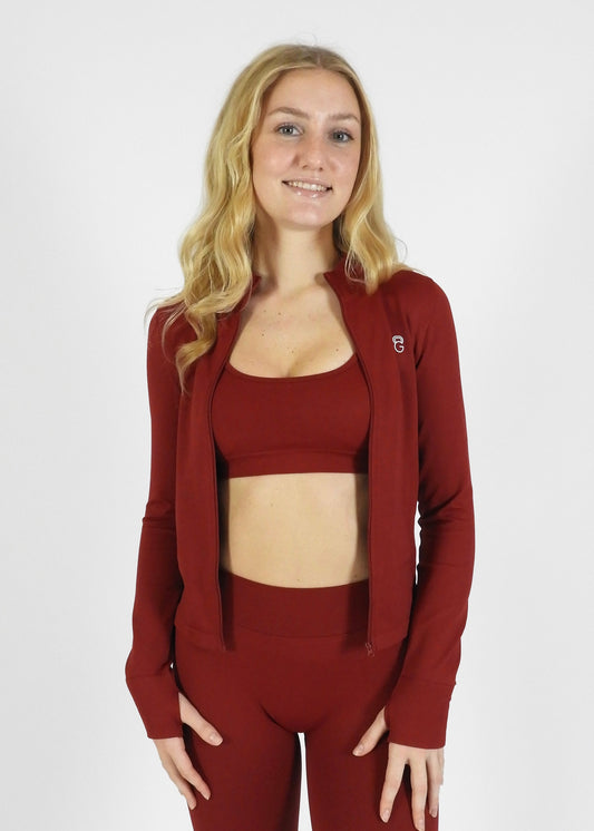 Midnight Motion jacket - Deep Bordeaux