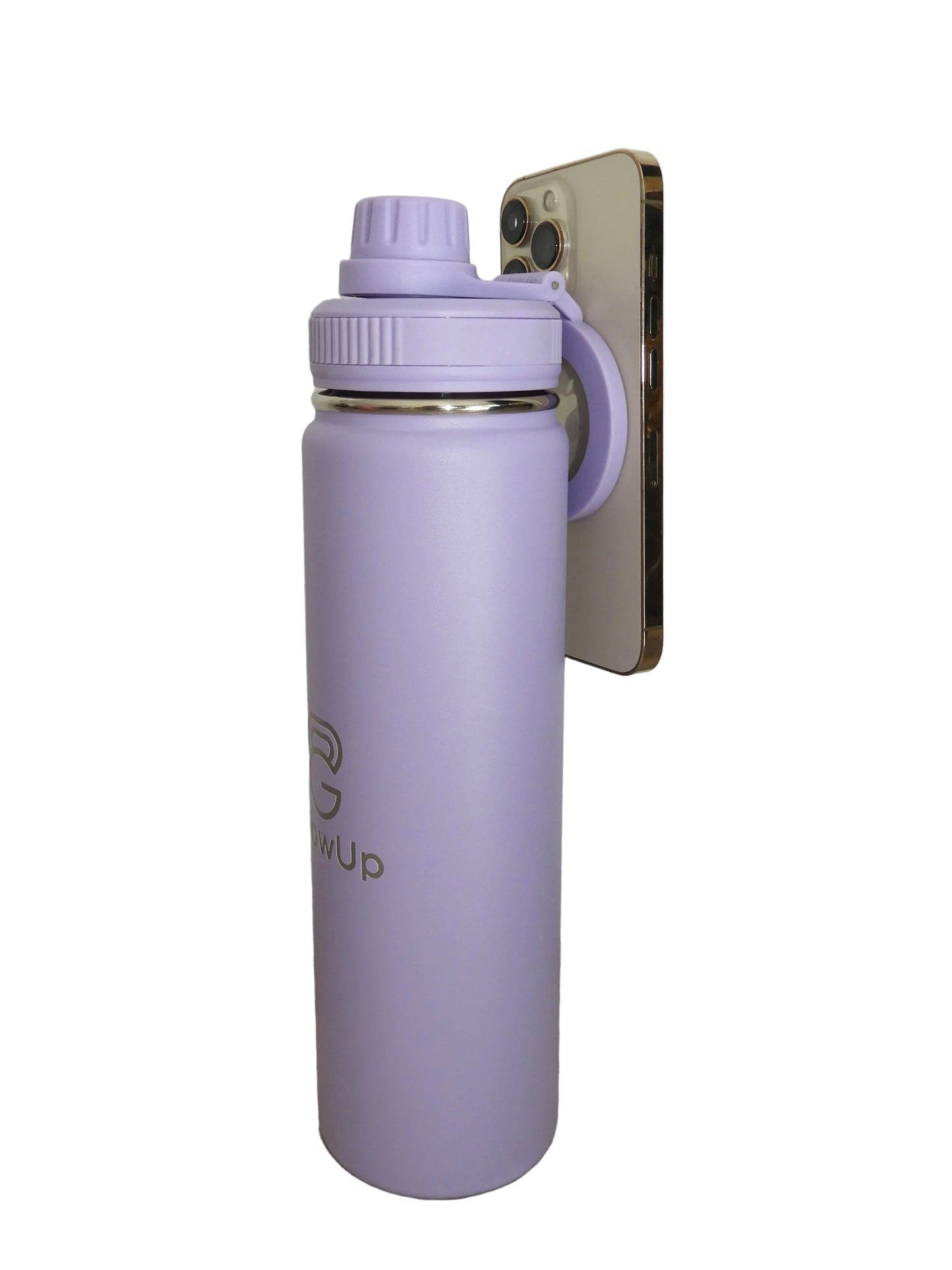Magnetische Thermo Waterfles Paars