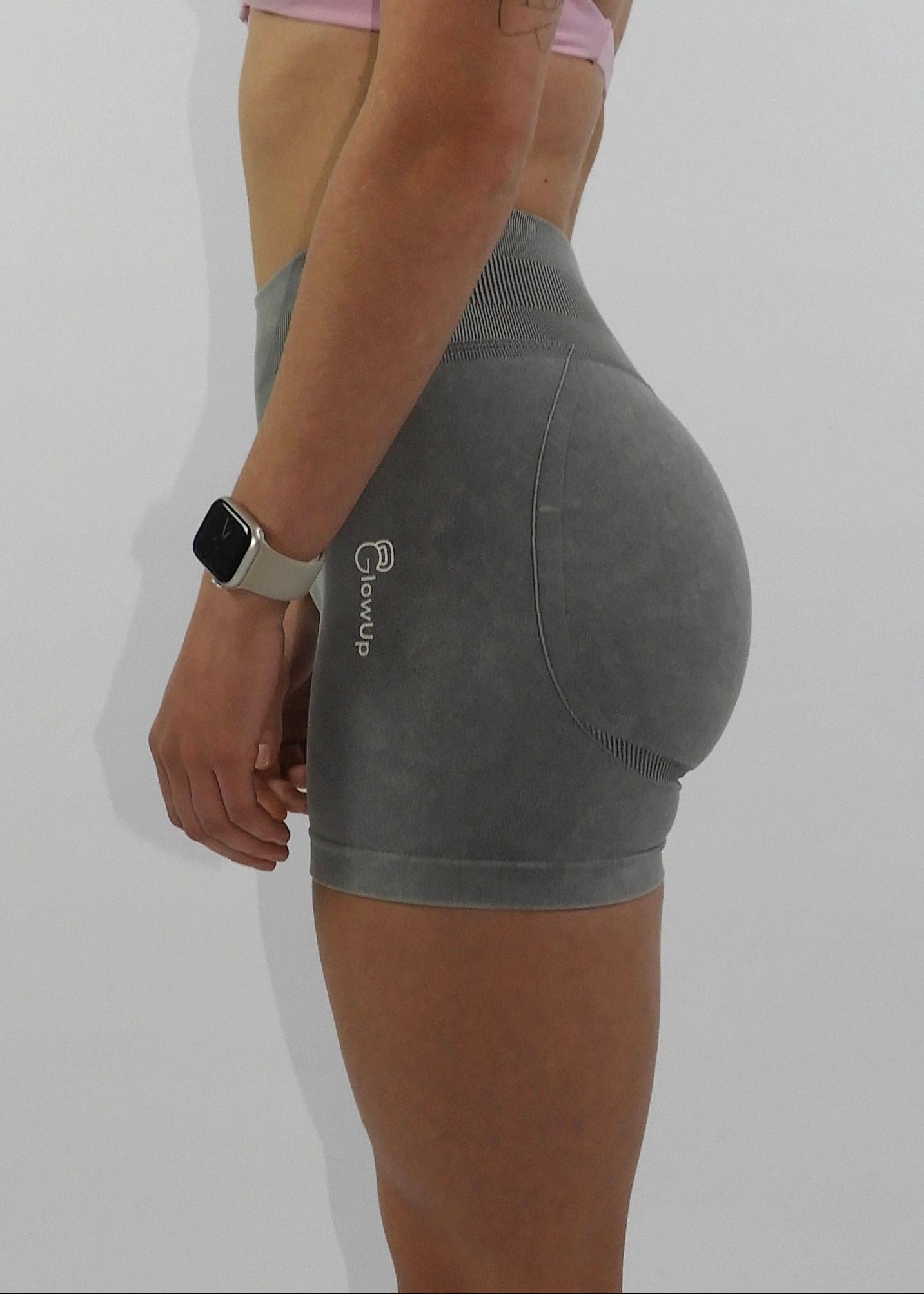 Mix & Glow shorts - Mistgrijs