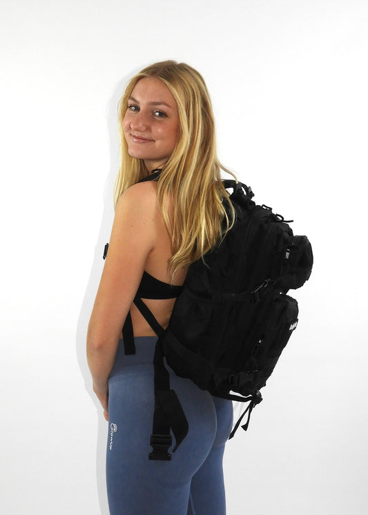 GlowUp Backpack zwart 25L