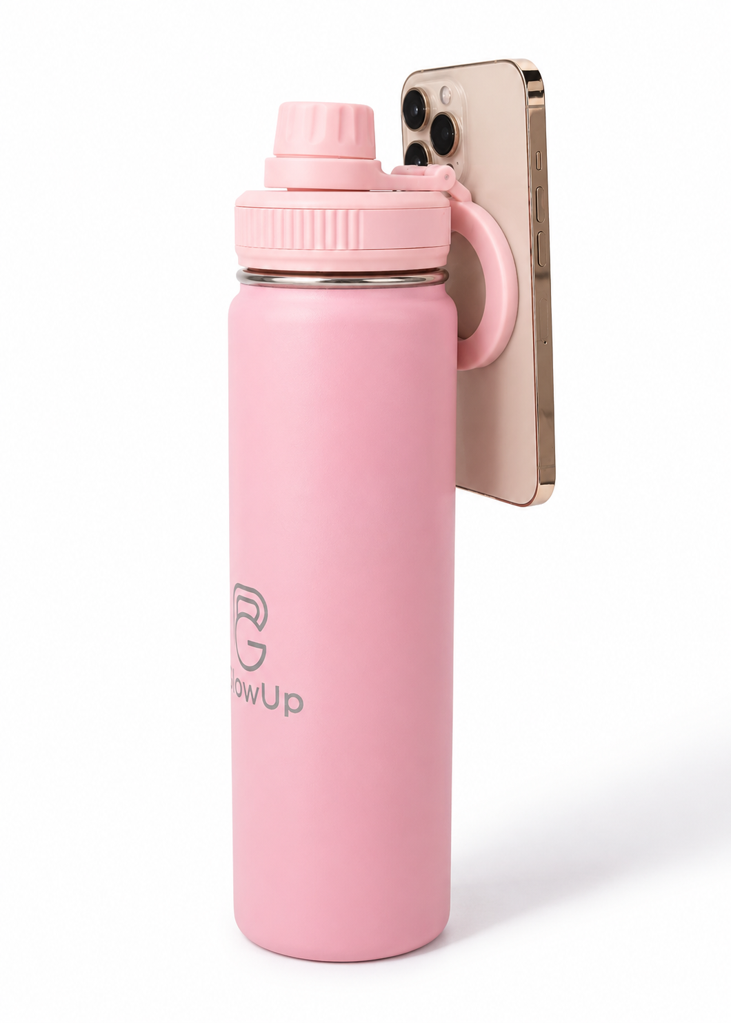 Magnetic Thermo Water Bottle Pink
