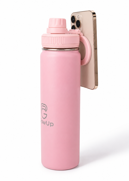 Magnetische Thermo Waterfles Roze