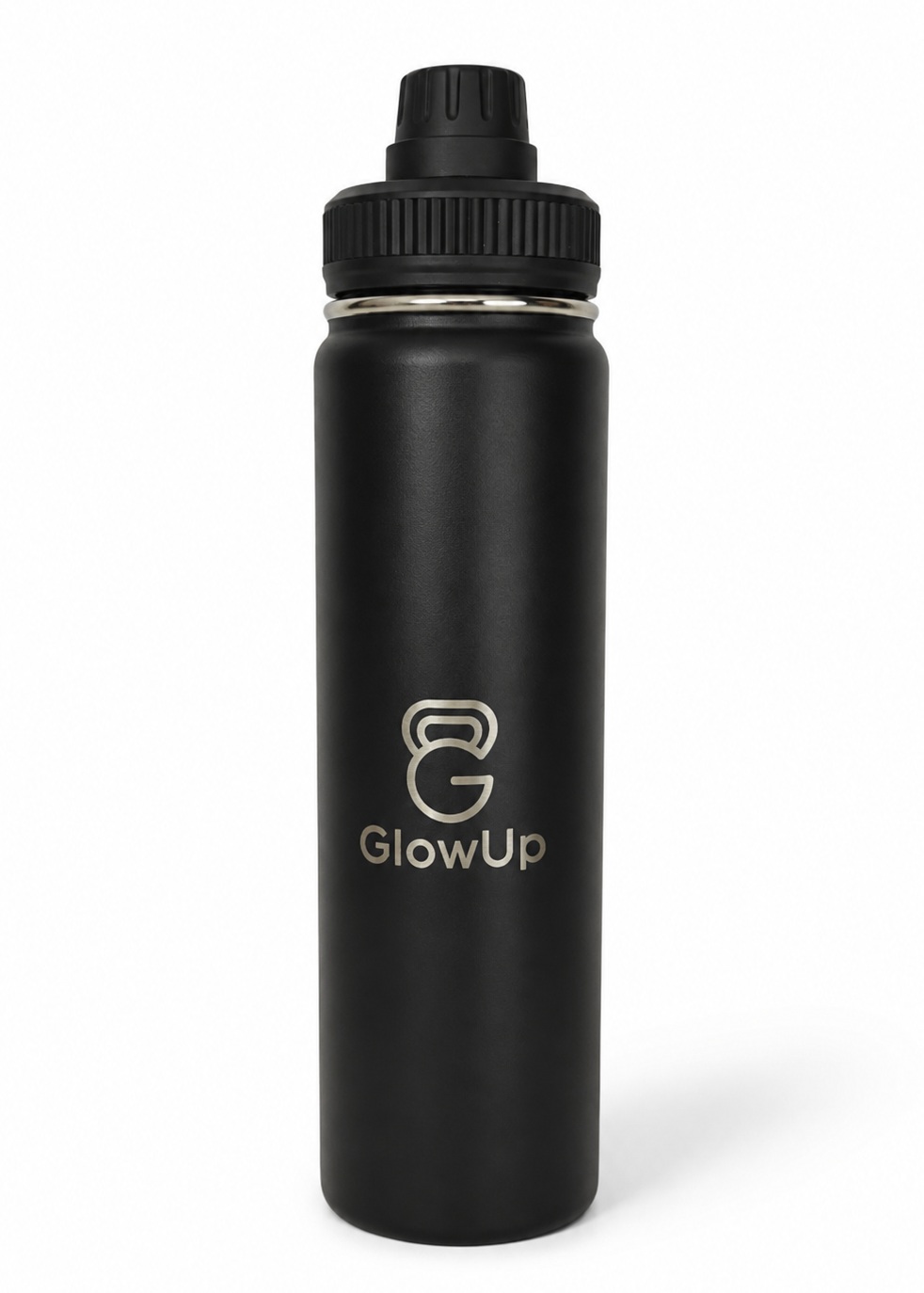 Magnetische Thermowasserflasche Schwarz