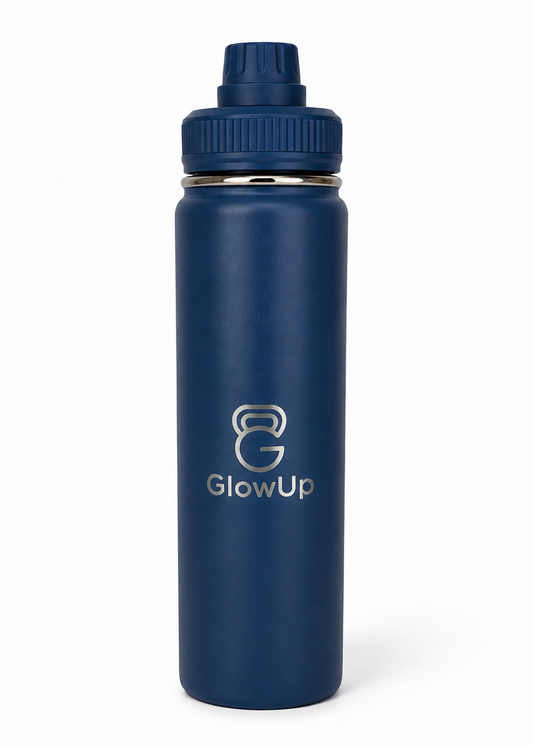 Magnetische Thermo Waterfles Blauw