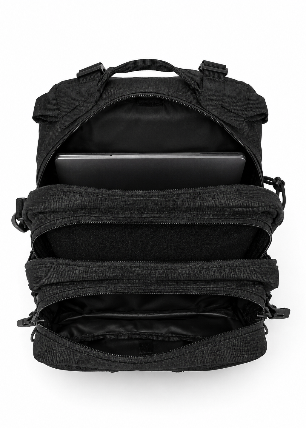 GlowUp Rucksack schwarz 45L