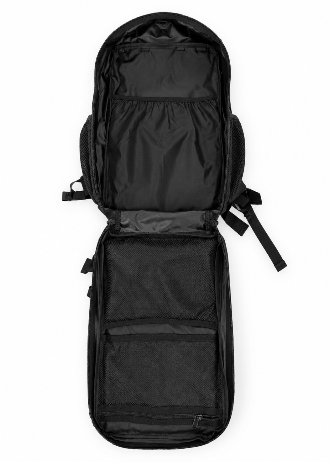 GlowUp Rucksack schwarz 45L