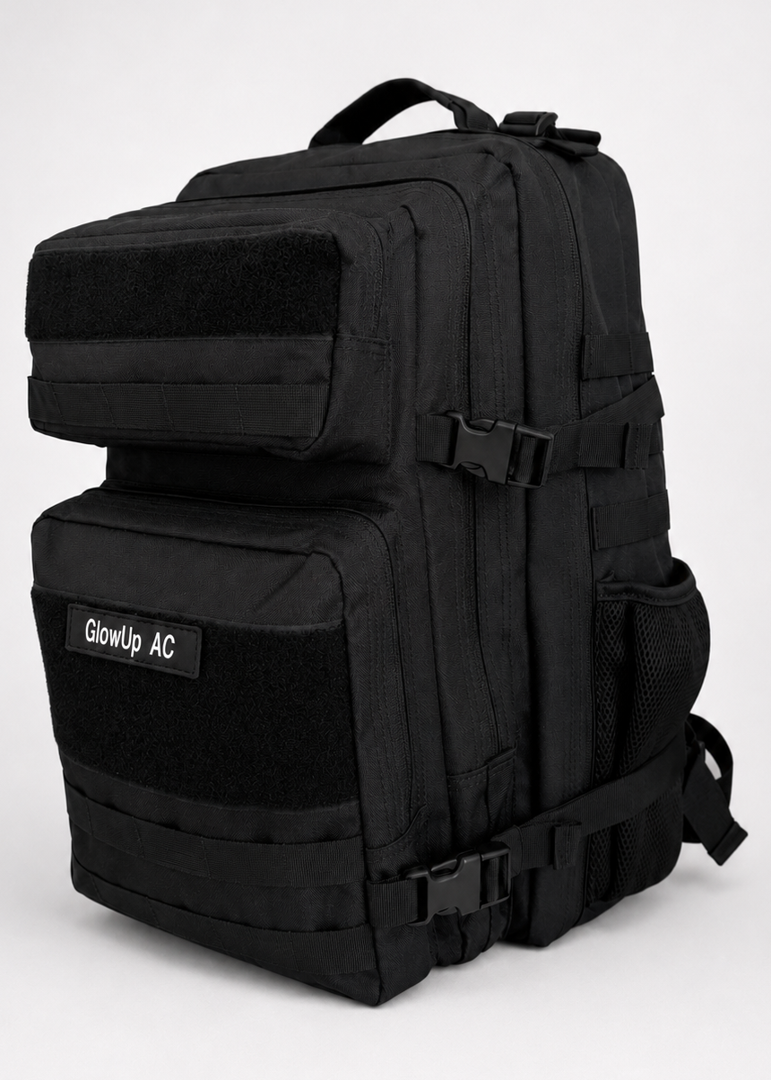 GlowUp Rucksack schwarz 45L
