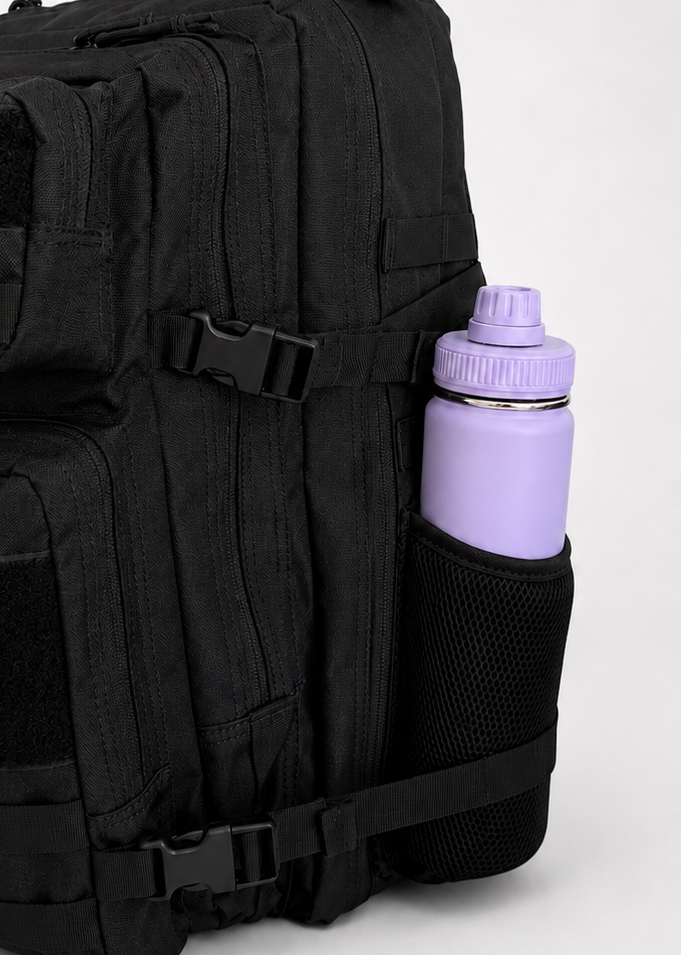 GlowUp Rucksack schwarz 45L