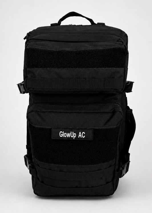 GlowUp Backpack zwart 45L