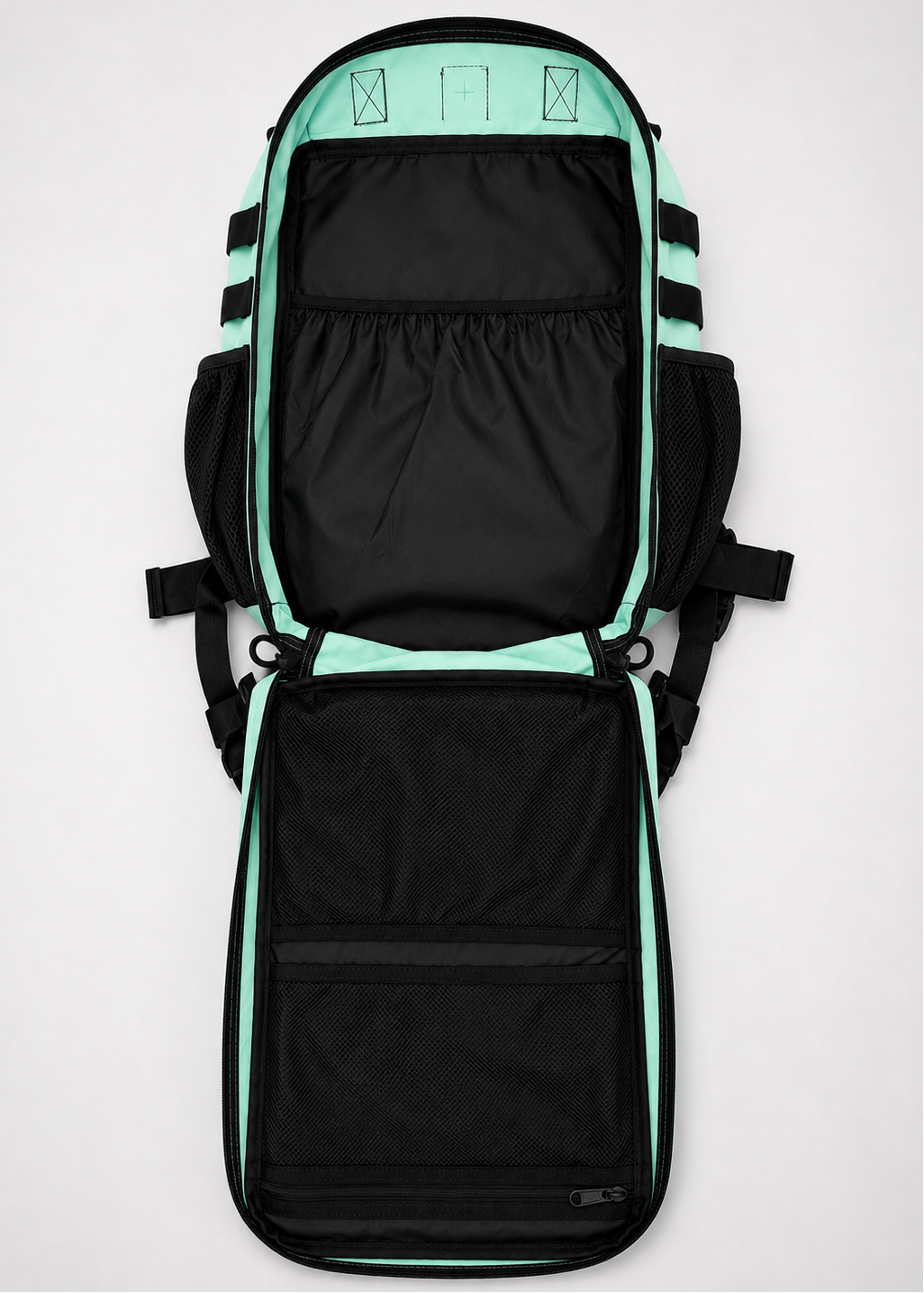 GlowUp Rucksack Minzgrün 25L