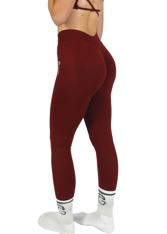 Midnight Motion legging - Deep Bordeaux