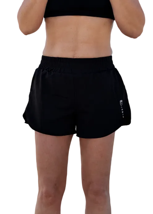 RunLine Shorts - Schwarz