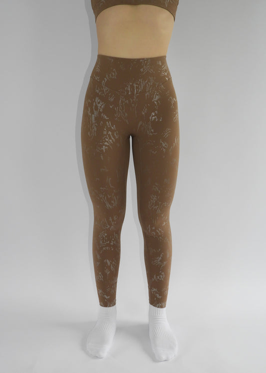 Glow Essence sport legging - Brown