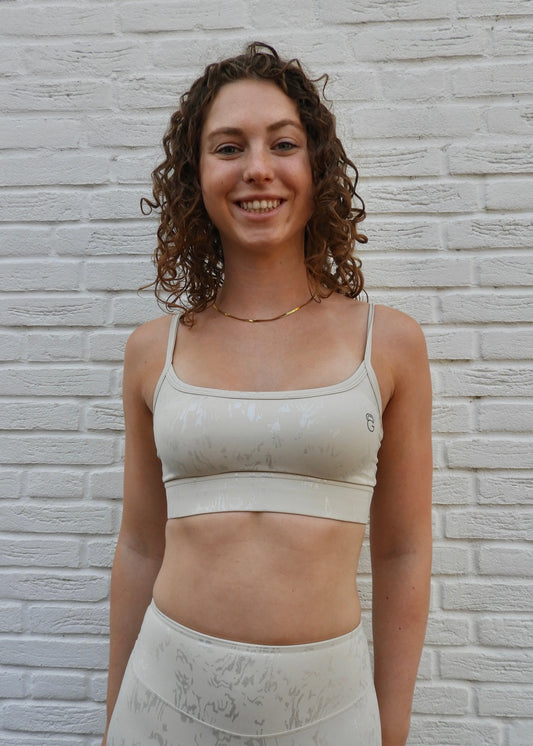 Glow Essence sport BH - White