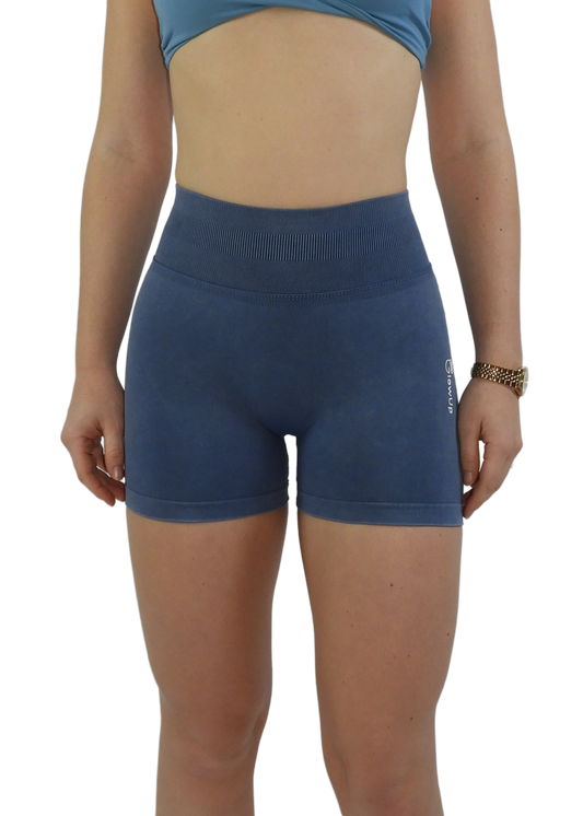 Mix & Glow shorts - Denimblauw