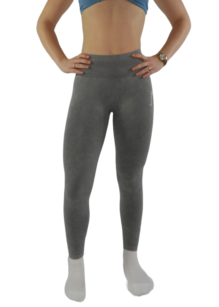 Mix & Glow Leggings – Nebelgrau
