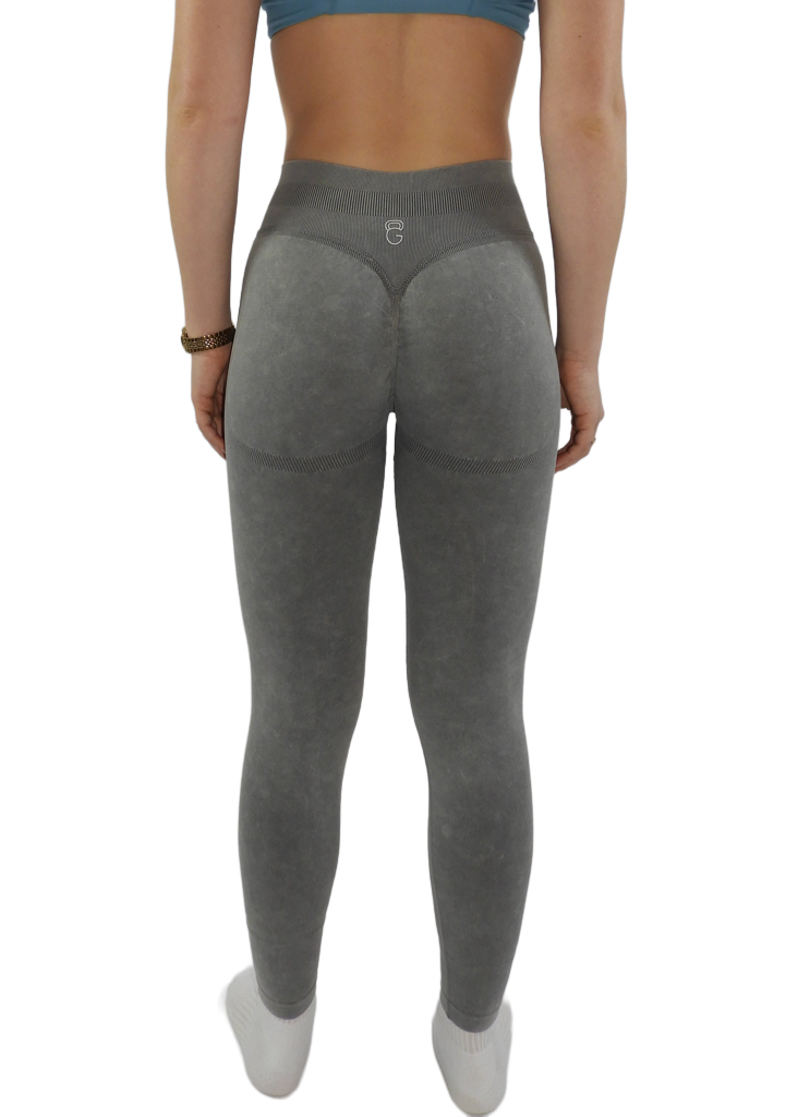 Mix & Glow Leggings – Nebelgrau