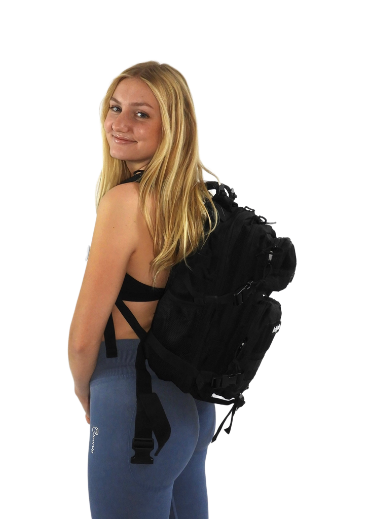 Mochila GlowUp negra de 25 litros