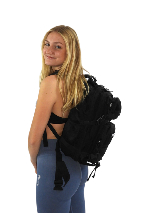 GlowUp Backpack zwart 25L