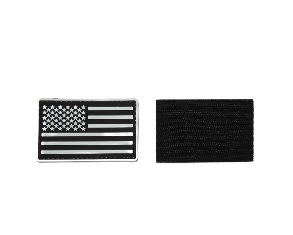parche de la bandera estadounidense