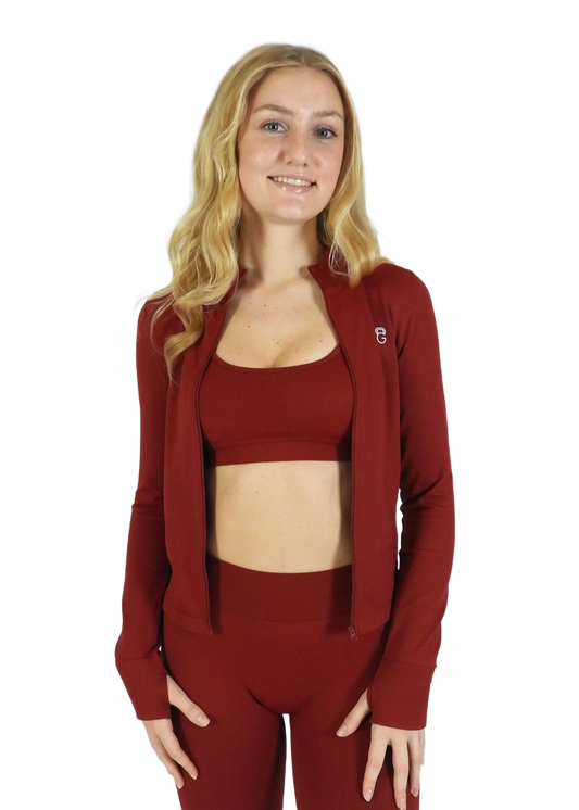 Midnight Motion jacket - Deep Bordeaux