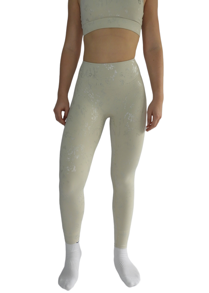Leggings Glow Essence - Blanco